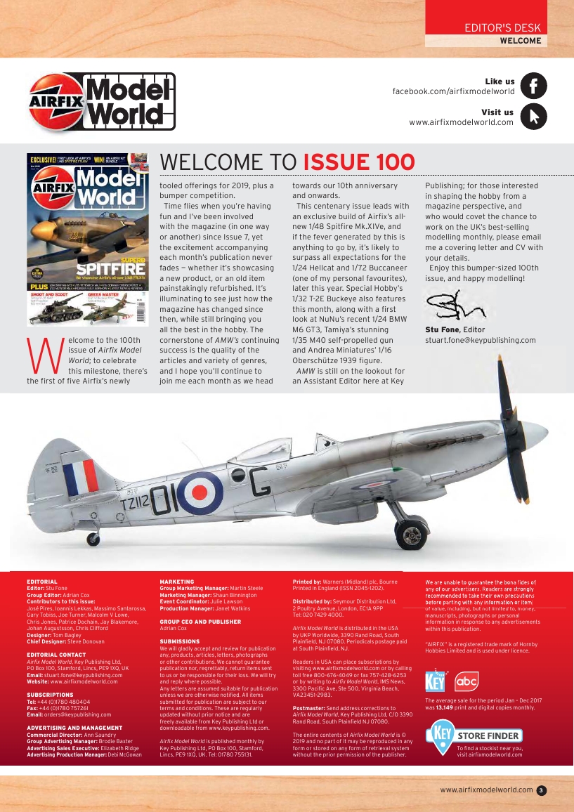 Airfix Model World 100 2019-3